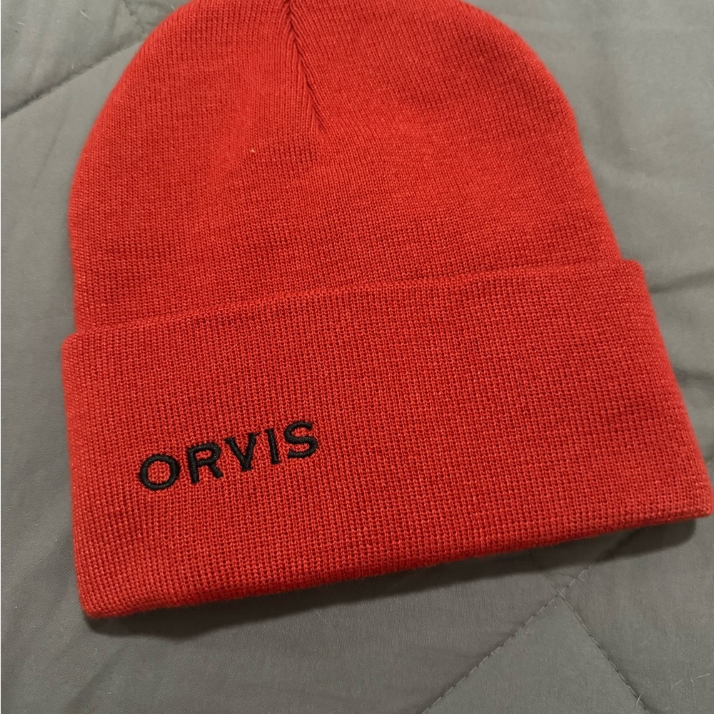 Orvis Vibrant Red Knit Hat